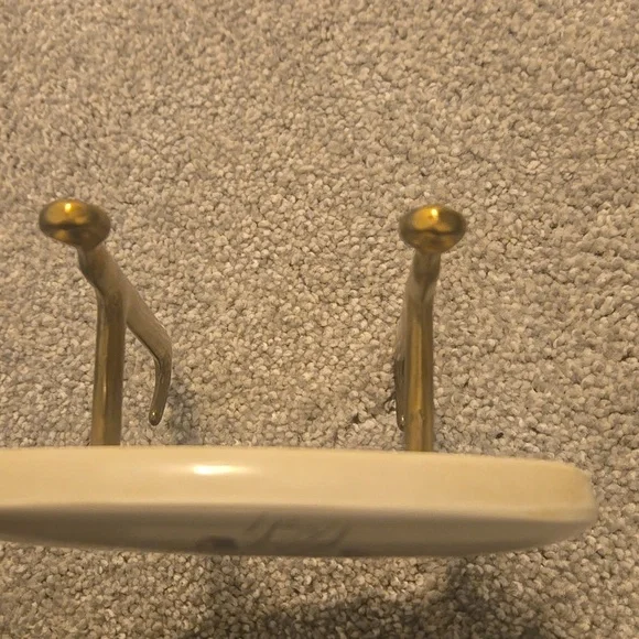 Vintage coat hooks, Brass wall hooks, Bakelite wall hooks, Decorative coat hook - Picture 4 of 4